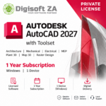 AutoCAD 2027 with toolset - 1 Year Subscription