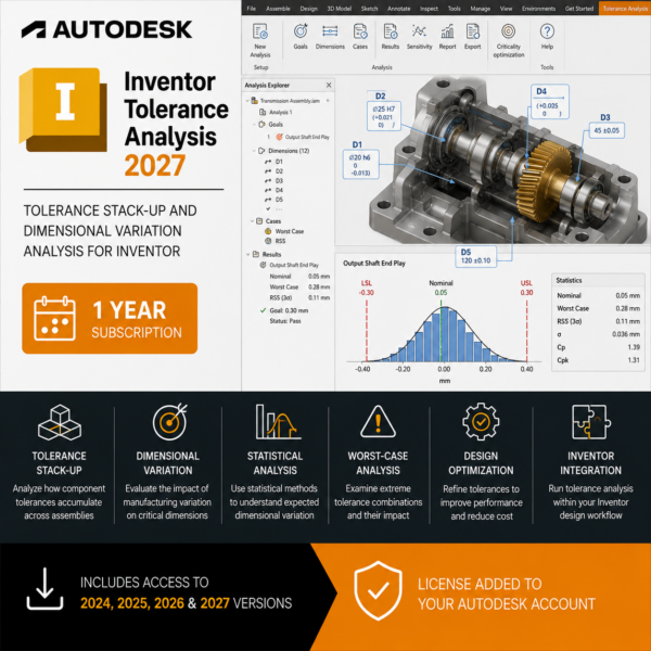 Autodesk Inventor Tolerance Analysis 2027