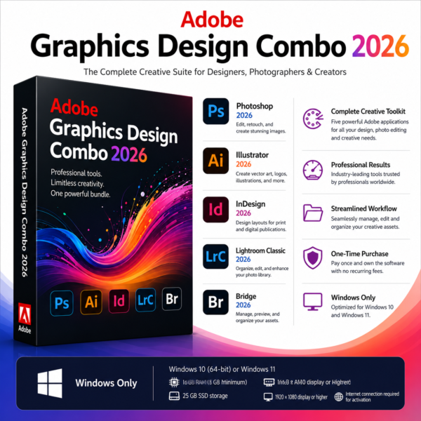 Adobe Graphics Design Combo 2026
