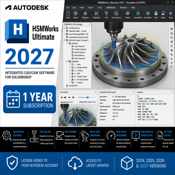 Autodesk HSMWorks Ultimate 2027