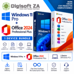 Windows 11 Pro + Office 2024 Pro Plus – 1 Device Bundle